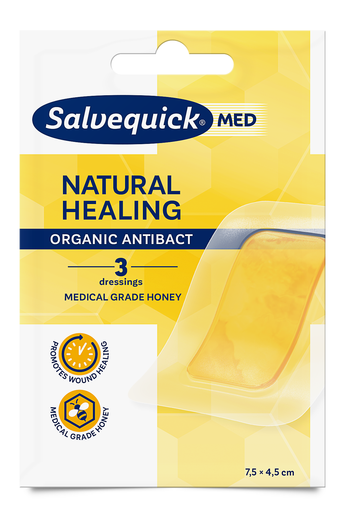 SalvequickMED Natural Healing plåster 3 st