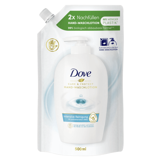 Dove Care & Protect Liquid Handwash Refill 500 ml