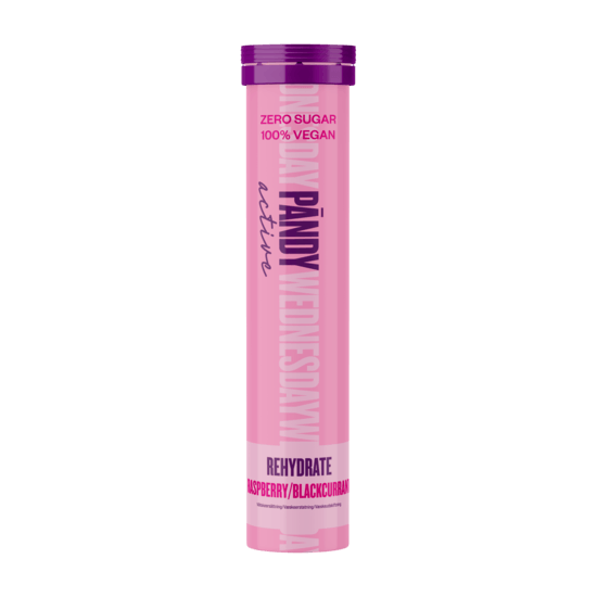 Pändy Rehydrate effervescent tablets Raspberry/Blackcurrant 20 st