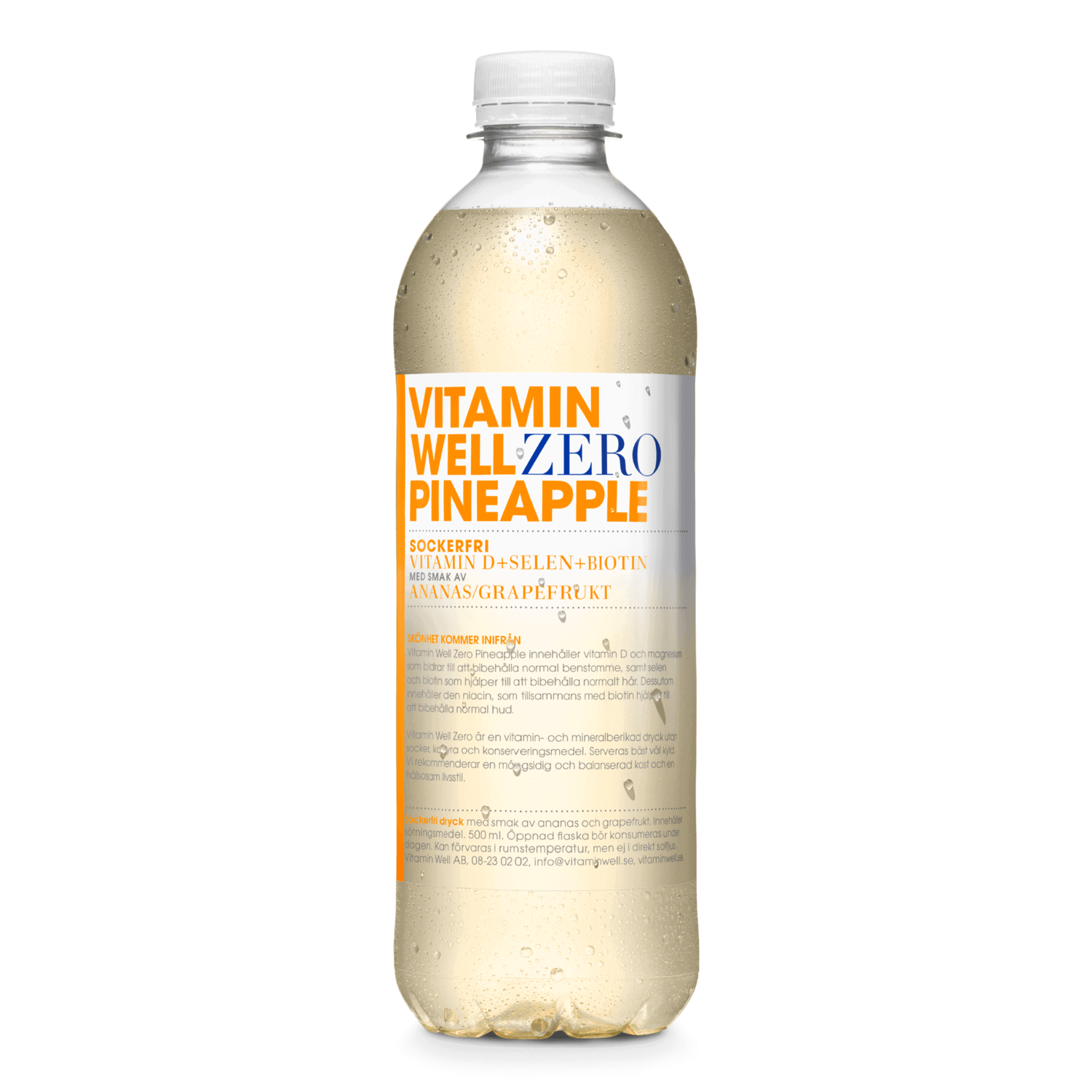 Alternativ bild 1 för Vitamin Well Sockerfri Pineapple 500 ml