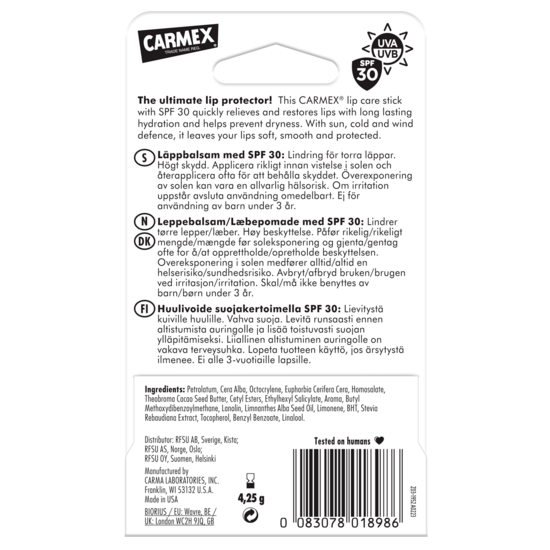 Carmex Lip Care Stick SPF30 4,25 g
