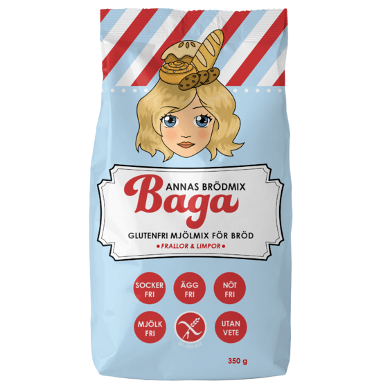 Baga Annas Glutenfria Brödmix 350 g