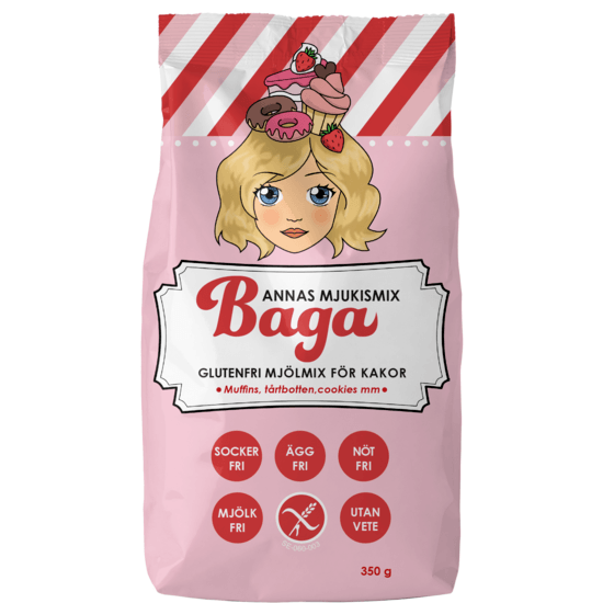 Baga Annas Glutenfria Mjukismix 350 g