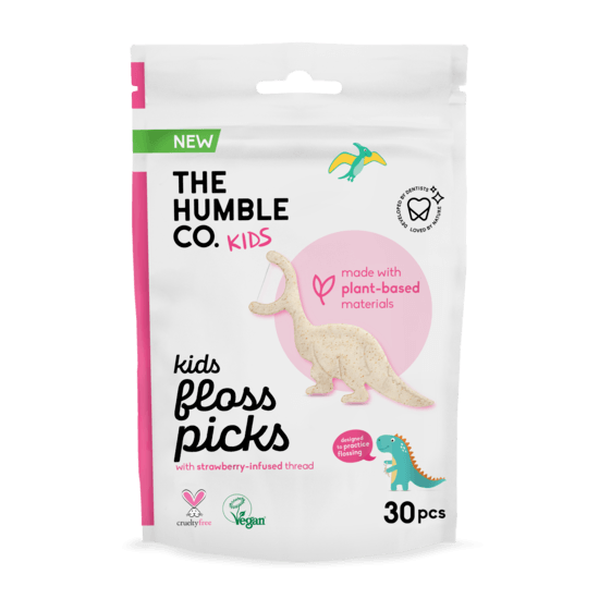 Humble Växtbaserade Tandtrådsbyglar för Barn 30-pack