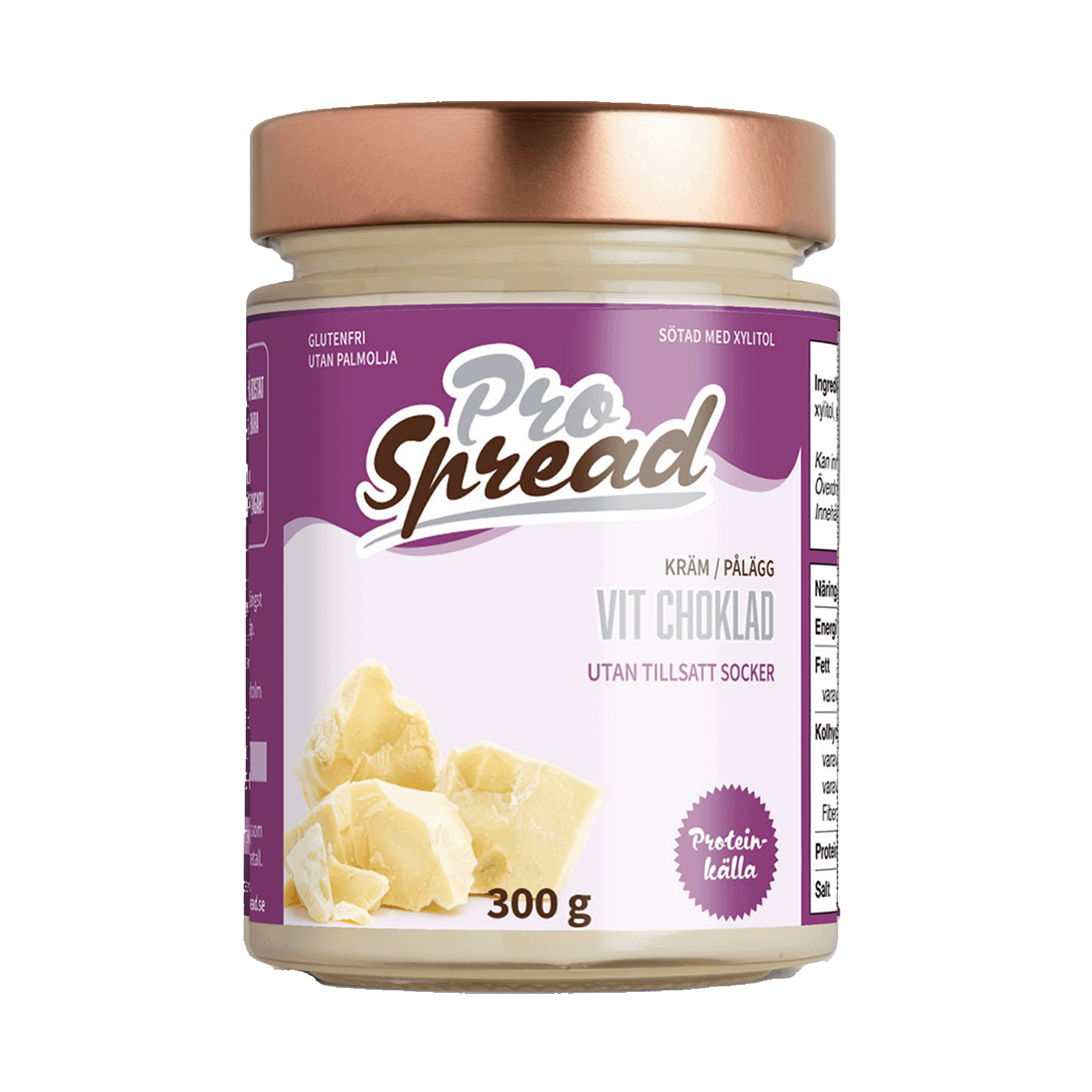 ProSpread Vit Choklad 300 g