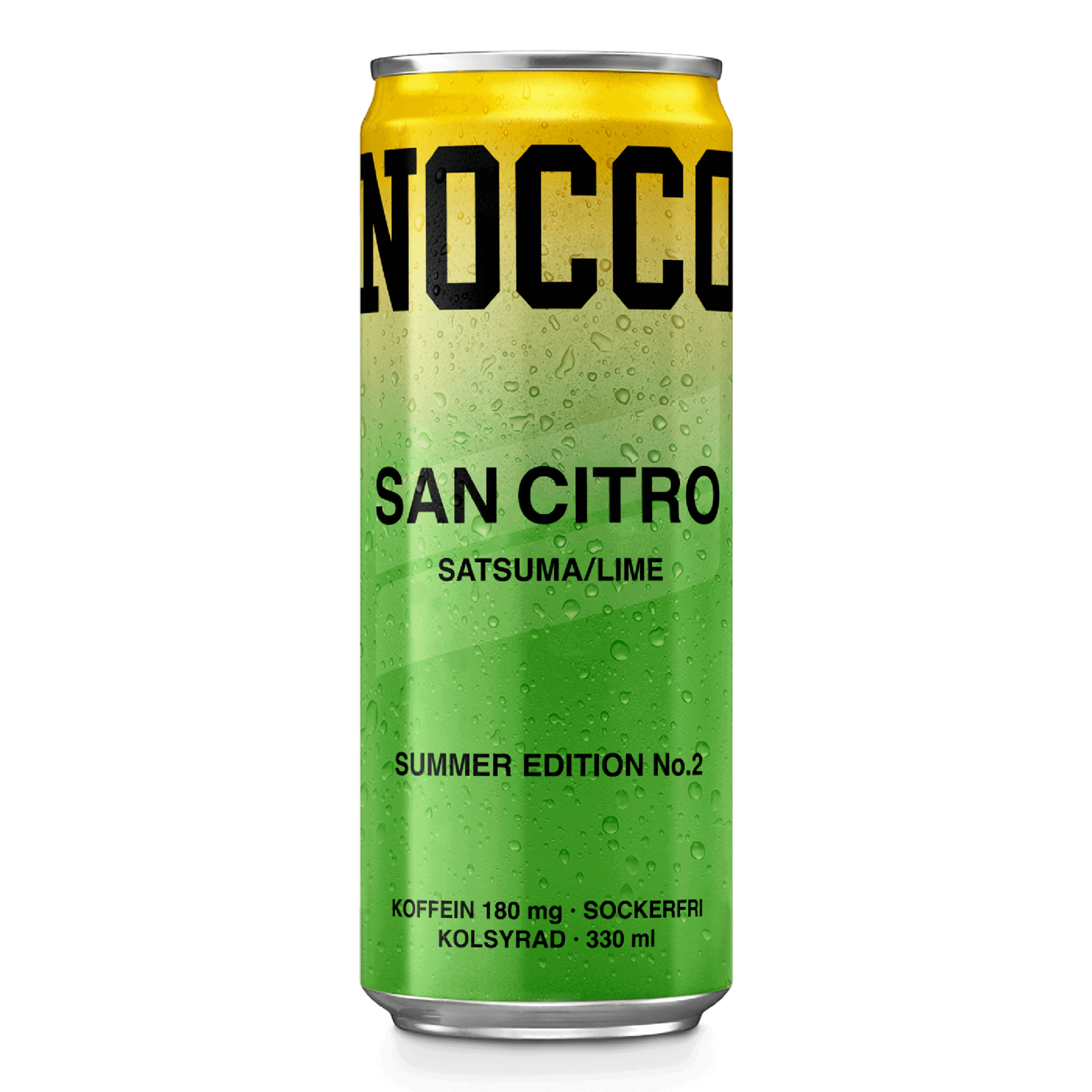 Alternativ bild 1 för NOCCO BCAA Summer 2 Limited Edition Satsuma/Lime 330 ml