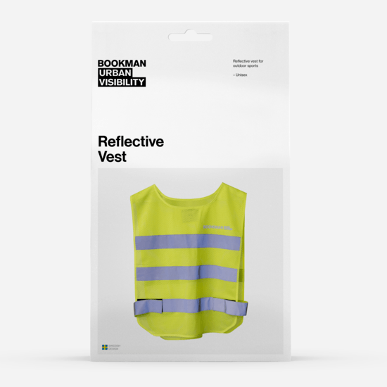 Bookman Urban Visibility Reflective Vest Fluorescent Yellow XS/S