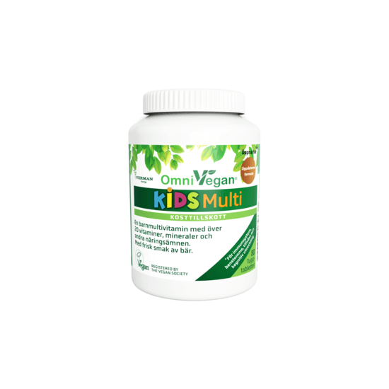 OmniVegan KIDS Multi 80 tuggtabletter