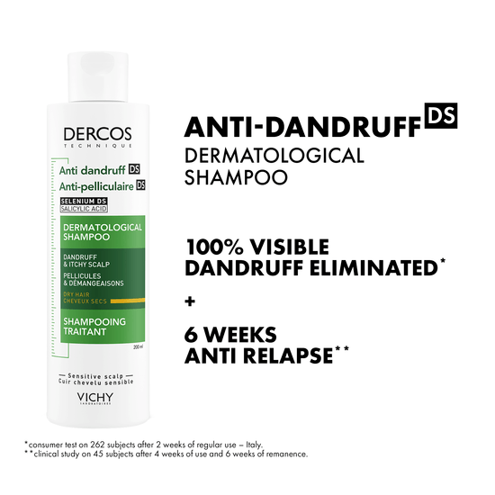 Vichy Dercos Anti-Dandruff Mjällschampo Torrt hår 200 ml