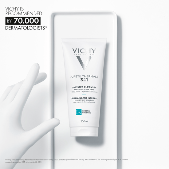 Vichy Pureté Thermale 3-in-1 One step Cleanser Sensitive Skin 200 ml