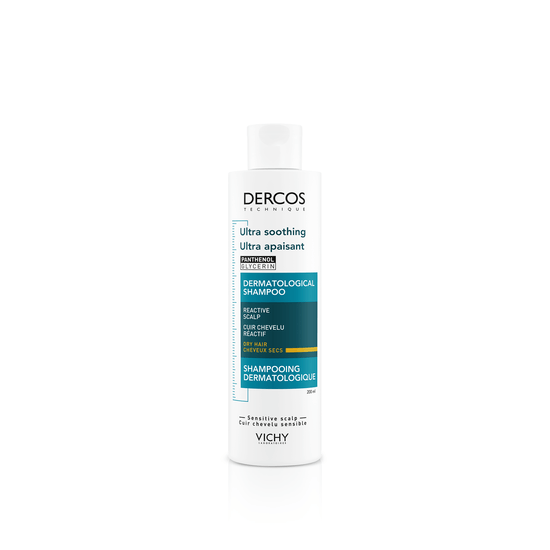 Vichy Dercos Ultra Soothing Schampo for Reactive Scalp and Dry Hair 200 ml