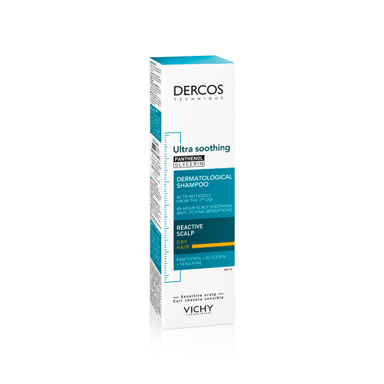 Vichy Dercos Ultra Soothing Schampo for Reactive Scalp and Dry Hair 200 ml