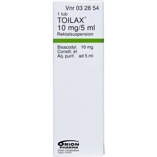 Toilax 10 mg/5 ml 5 milliliter Rektalsuspension