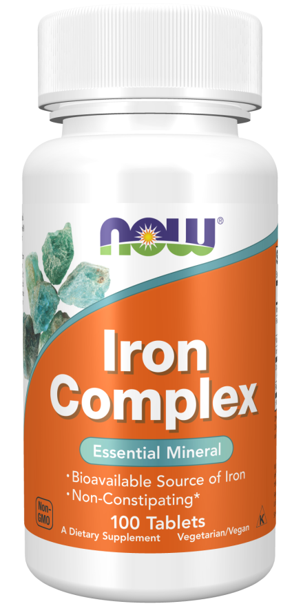 NOW Iron Complex tabletter 100 st