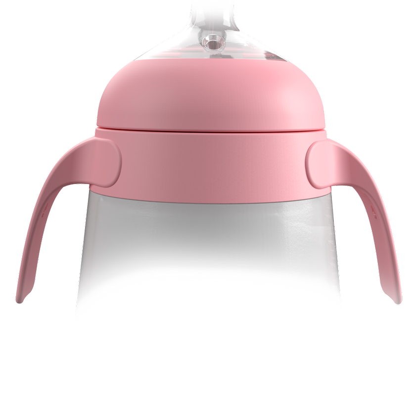 Nanobébé Handtag Flexy Flaska Rosa 2-pack
