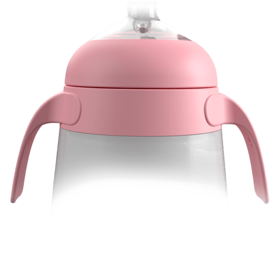 Nanobébé Handtag Flexy Flaska Rosa 2-pack