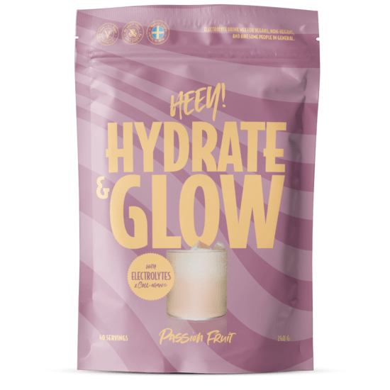 Heey! Elektrolyter + Coll-egan Passionsfrukt 240 g