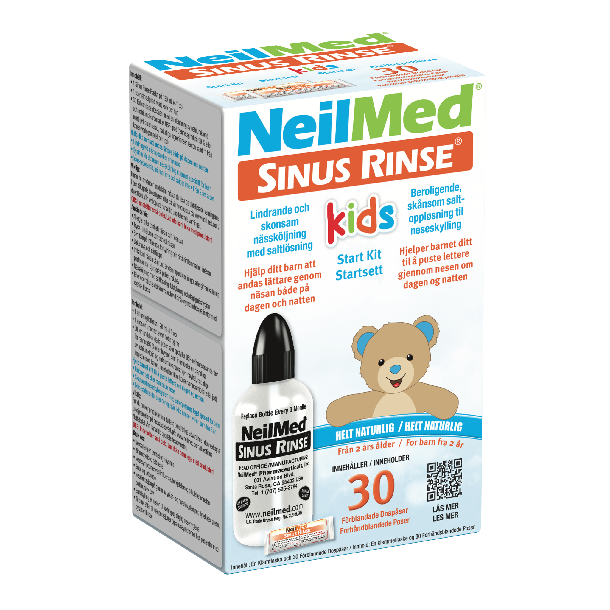 NeilMed Sinus Rinse Kids Nässköljare med Saltpåsar 30 st