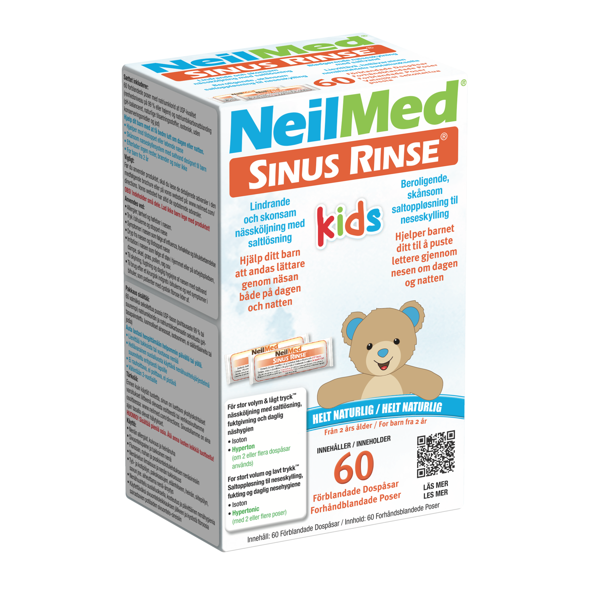 NeilMed Sinus Rinse Kids Saltpåsar Refill 60 st