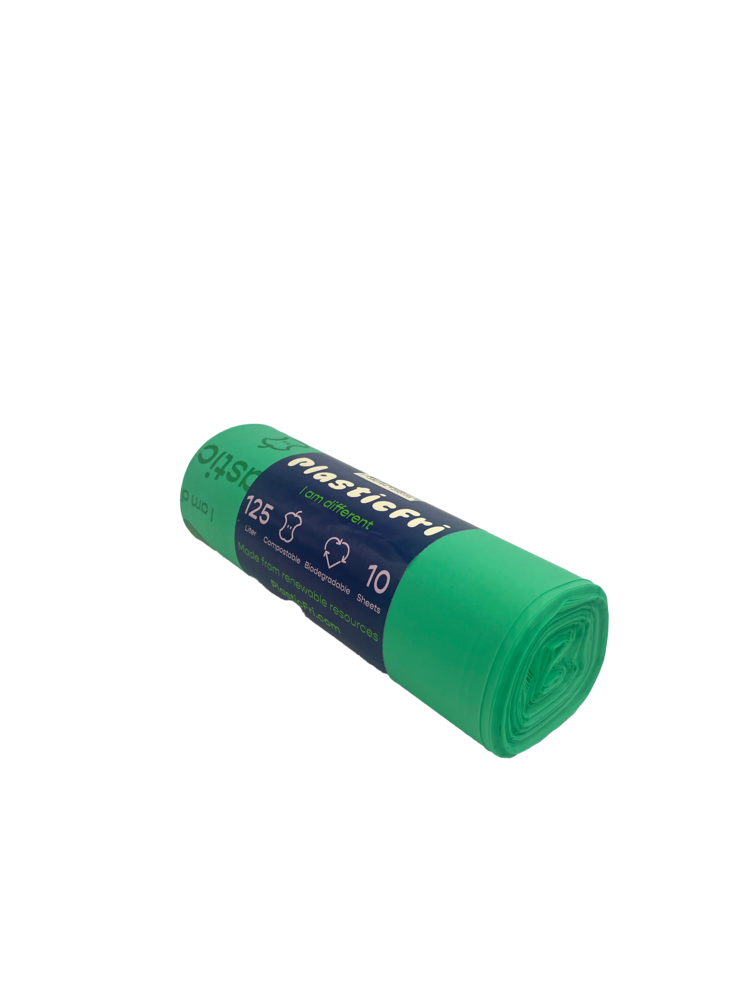 PlasticFri Avfallspåse Soppåse Extra Stark 125L 10-pack
