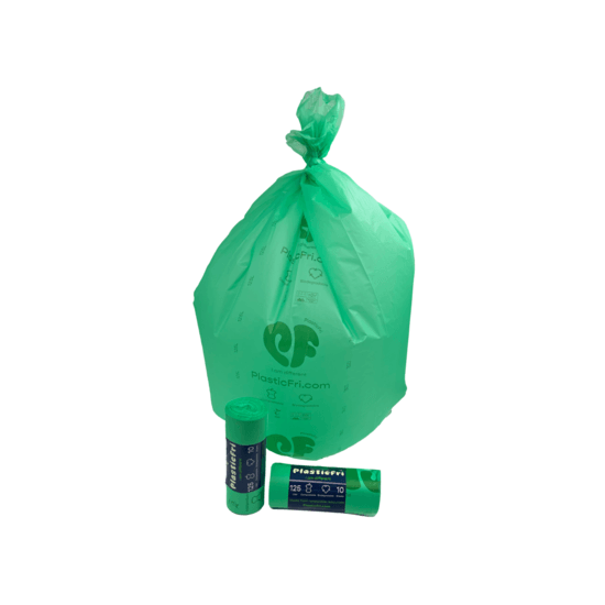 PlasticFri Avfallspåse Soppåse Extra Stark 125L 10-pack