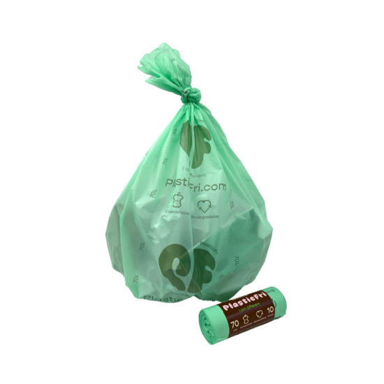 PlasticFri Avfallspåse Soppåse Extra Stark 70L 10-pack
