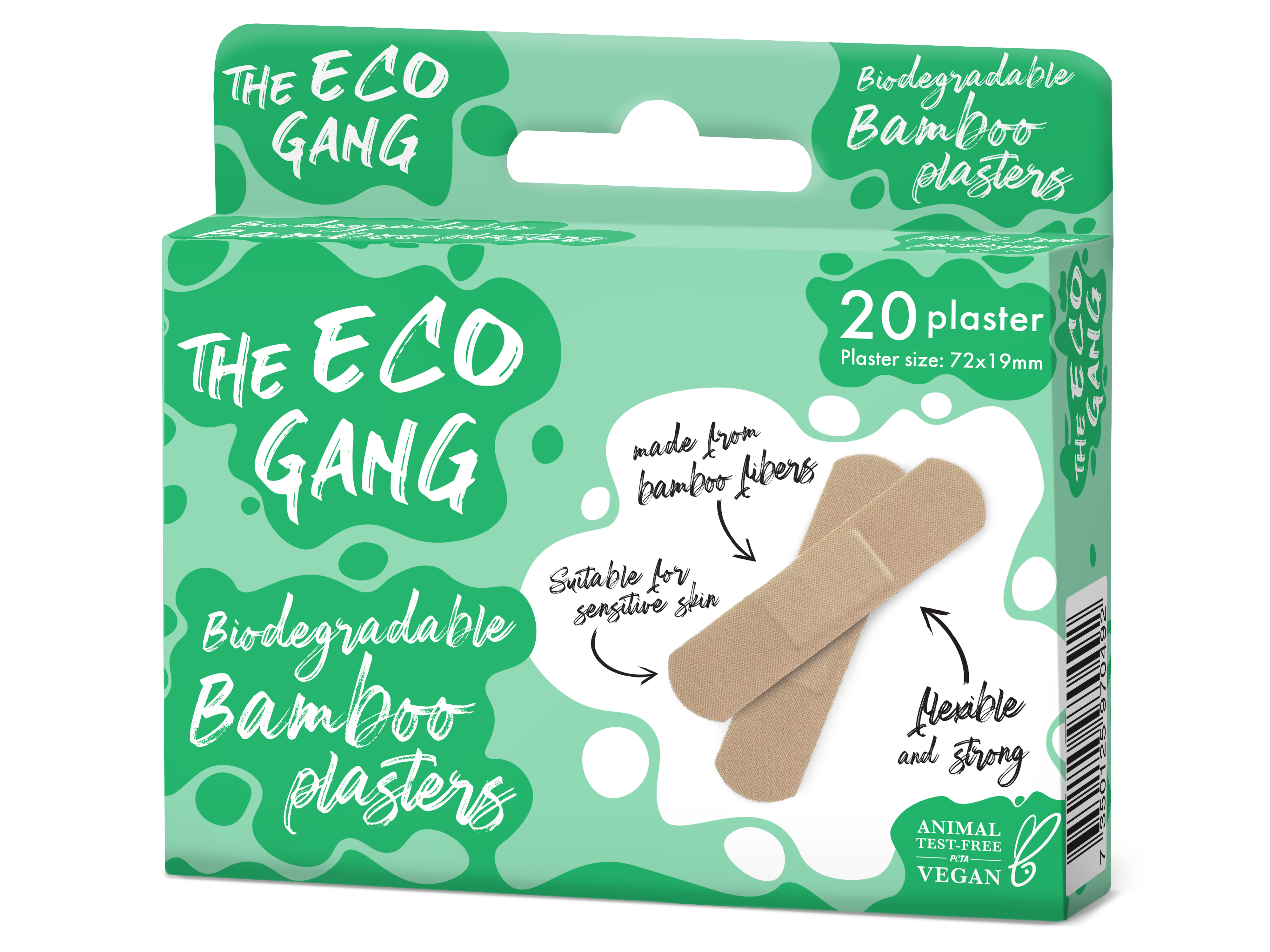 The Eco Gang Plåster av Bambu 20-pack