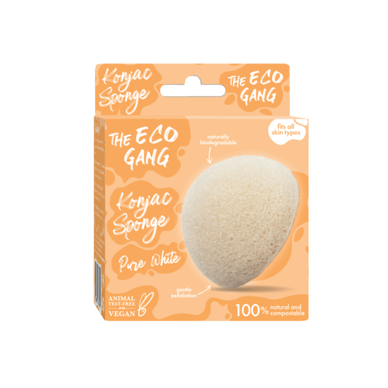 The Eco Gang Konjaksvamp Pure White