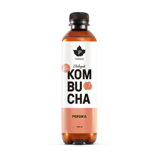 Pureness Ekologisk Kombucha Persika 400 ml