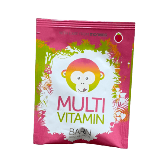 Monkids Multivitamin Barn Hallon Smakprov 2 st