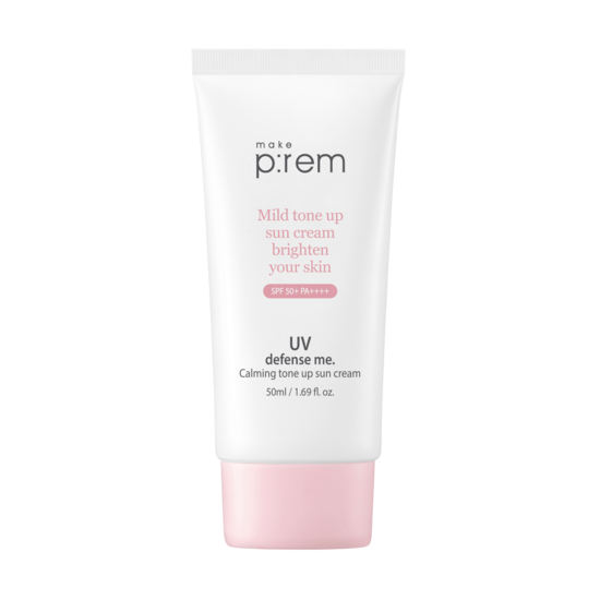 Make P:rem UV Defense Me Calming Tone Up Sun Screen SPF50+ 50 ml
