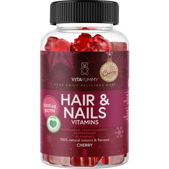VitaYummy Hair & Nails Cherry Christmas Edition 60 gummies
