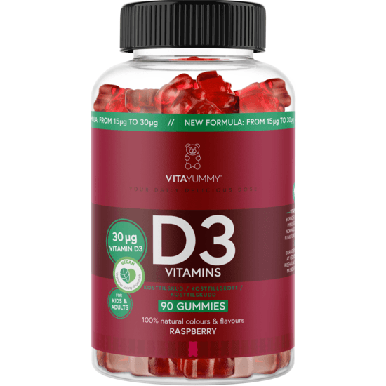 VitaYummy D3 Raspberry 90 gummies 