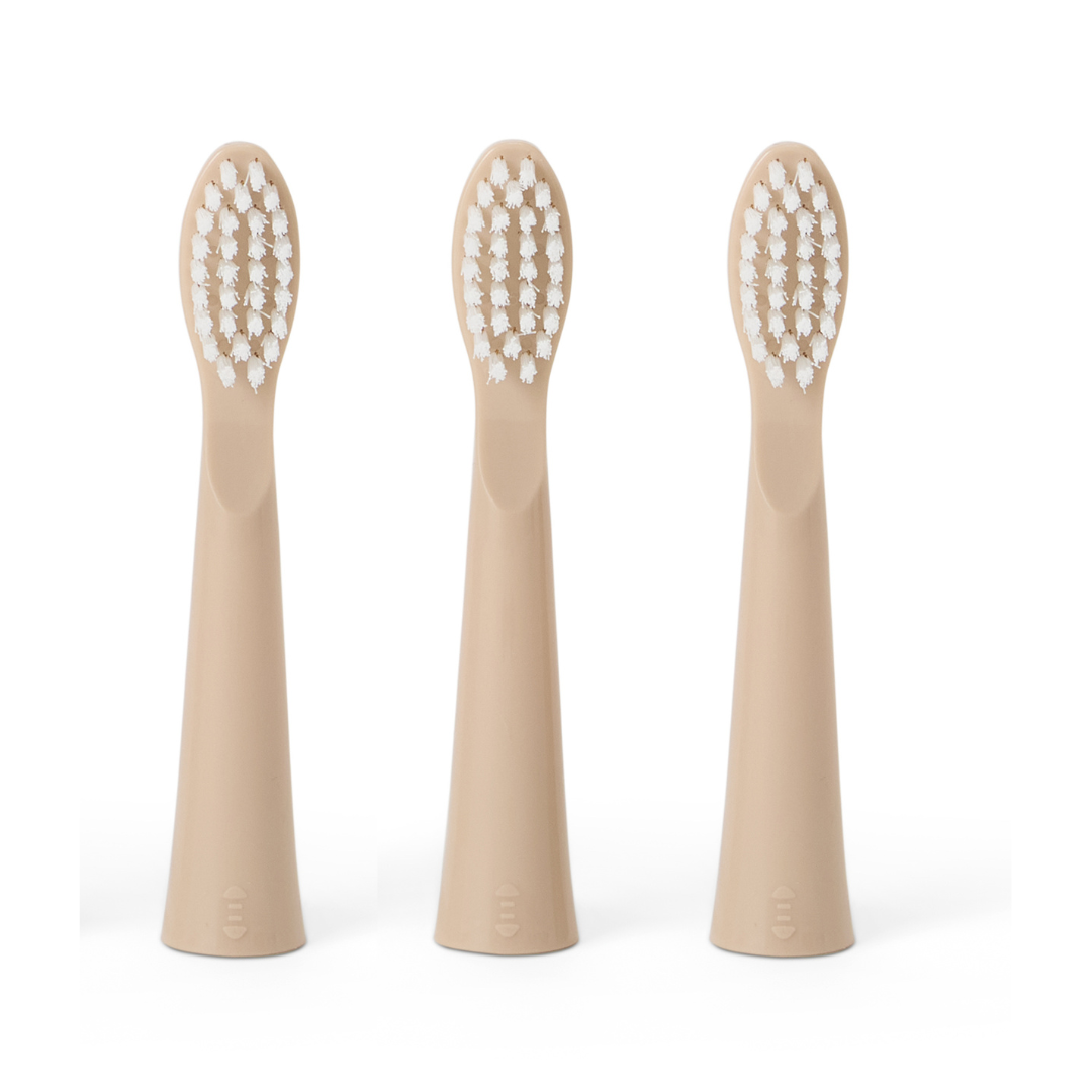 Belissas Tandborsthuvuden Refill Beige 3-pack