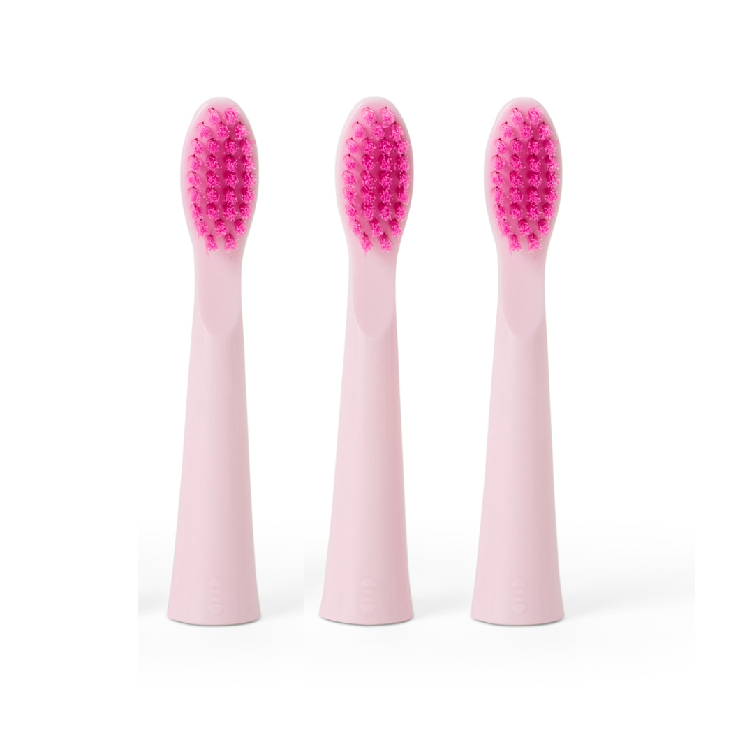 Belissas Tandborsthuvuden Refill Pink 3-pack