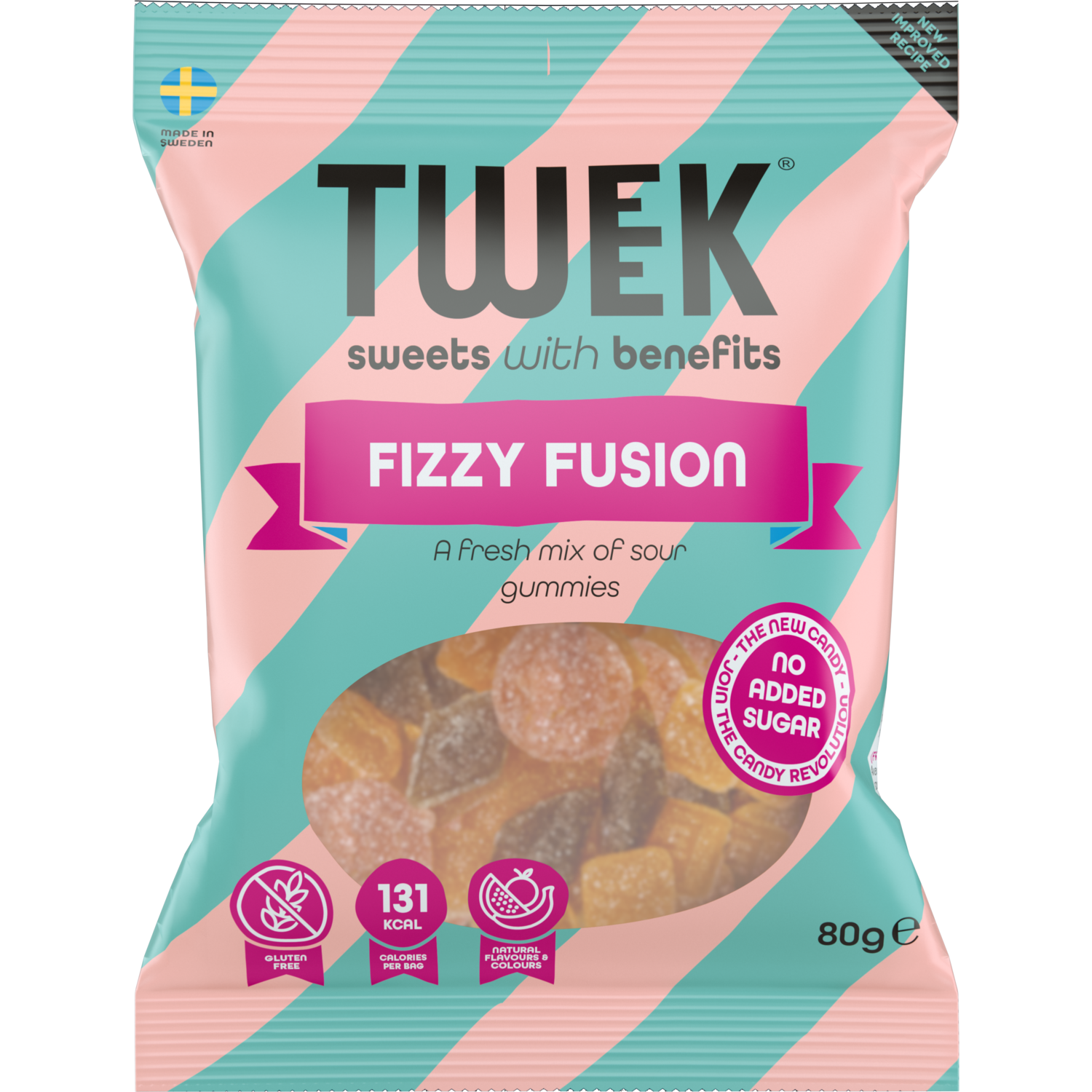 Alternativ bild 1 för Tweek Fizzy Fusion 80 g