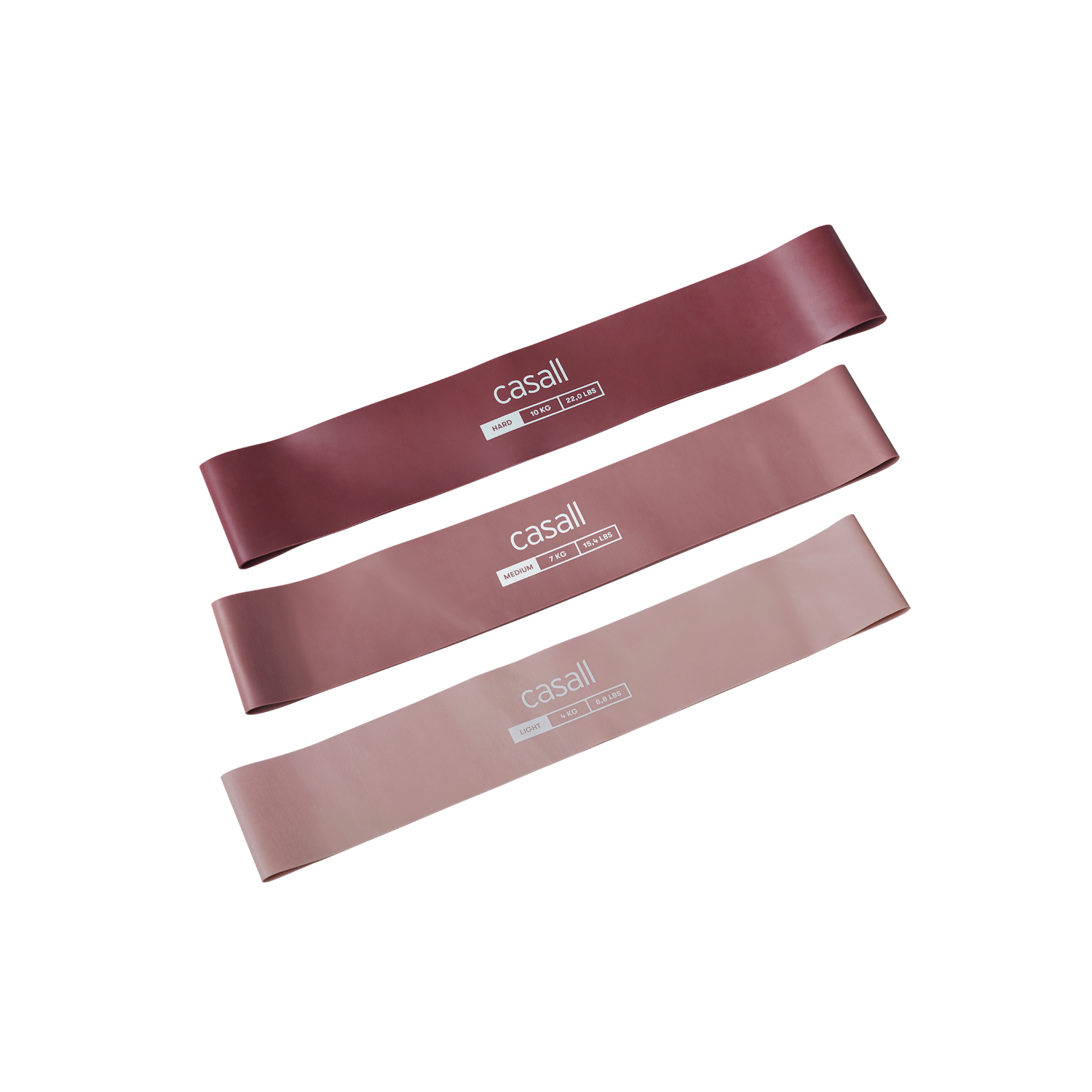 Alternativ bild 1 för Casall Rubber Bands Pink Selections 3-pack