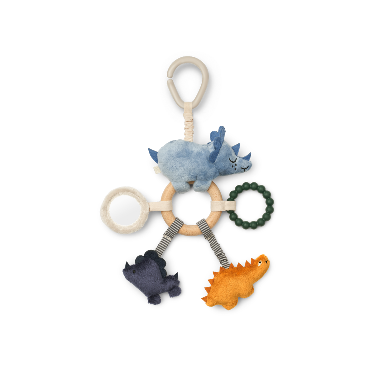 LIEWOOD Angie Aktivitetsleksak Dino Blue fog Multi Mix
