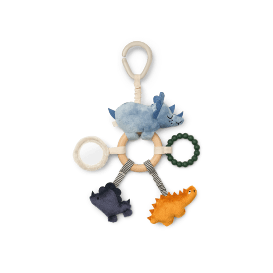 LIEWOOD Angie Aktivitetsleksak Dino Blue fog Multi Mix