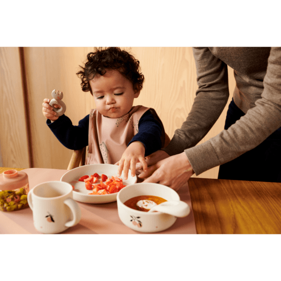 Dominique Baby Food Boxes in Peach / Seashell (4 Pack) by Liewood