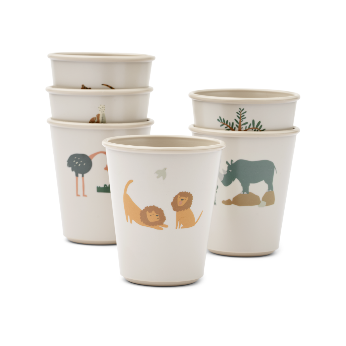 LIEWOOD Lana Mugg All Together/Sandy 6-pack
