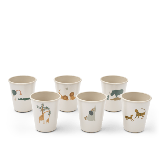LIEWOOD Lana Mugg All Together/Sandy 6-pack