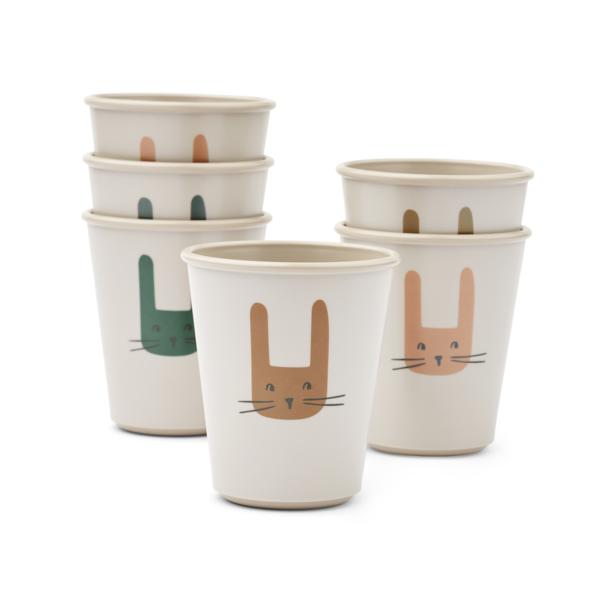 LIEWOOD Lana Mugg Bunny/Sandy 6-pack
