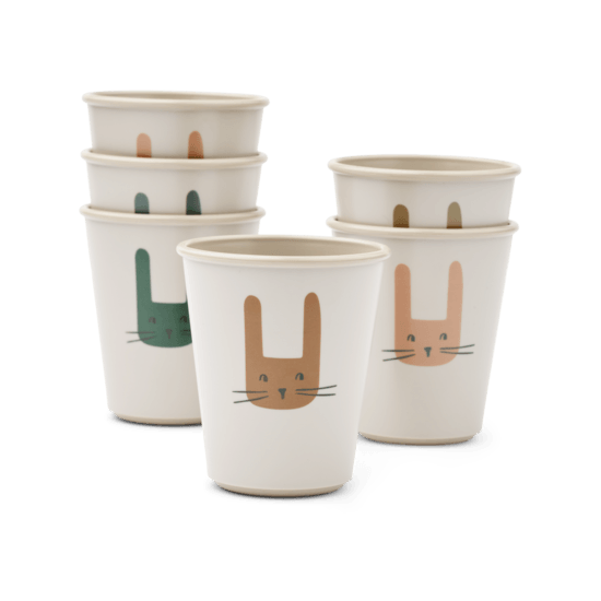 LIEWOOD Lana Mugg Bunny/Sandy 6-pack