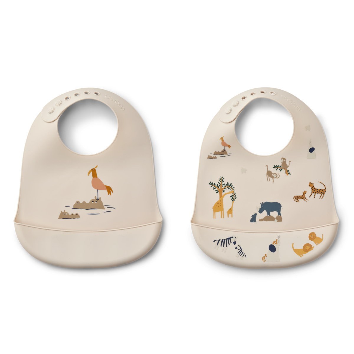 LIEWOOD Tilda Silikonhaklappar All Together/Sandy 2-pack