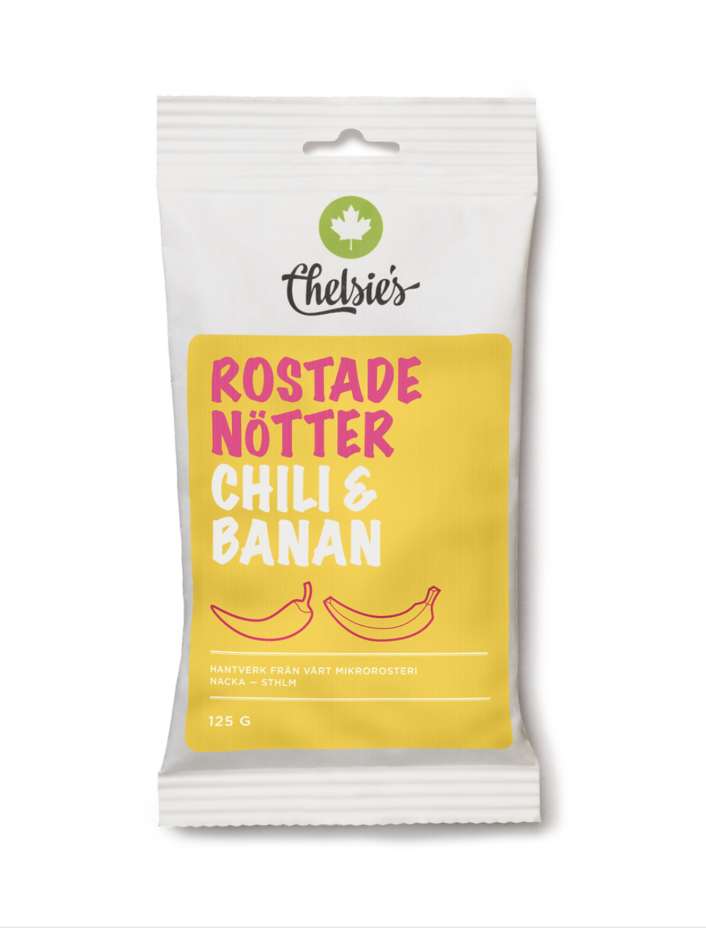 Chelsie's Rostade Nötter Chili & Banan 125 g