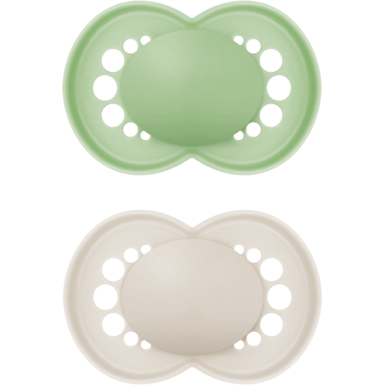 MAM Original 16-36 mån Natural Rubber Neutral 2-pack