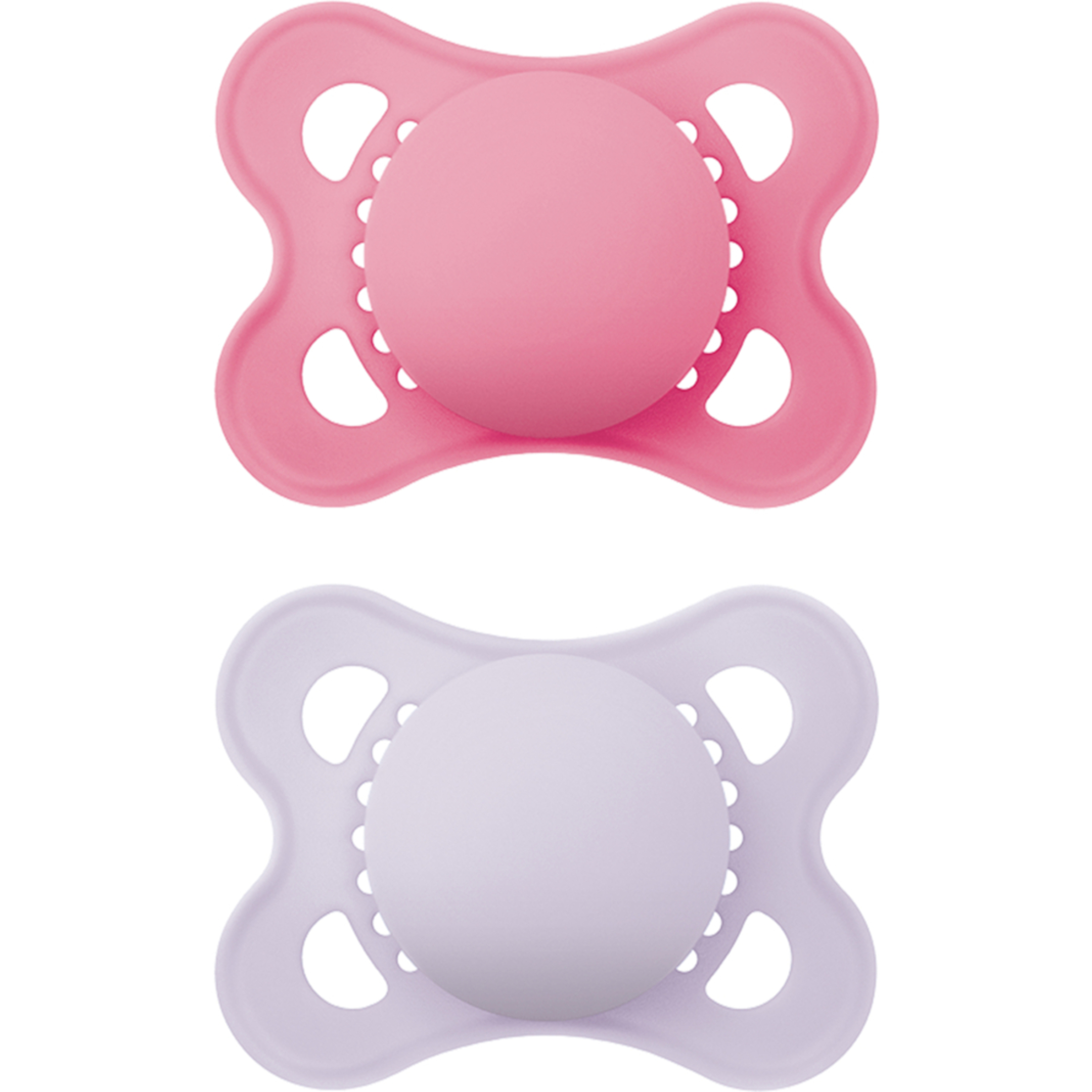 MAM Original 0-6 mån Silikon Unprinted Pink 2-pack