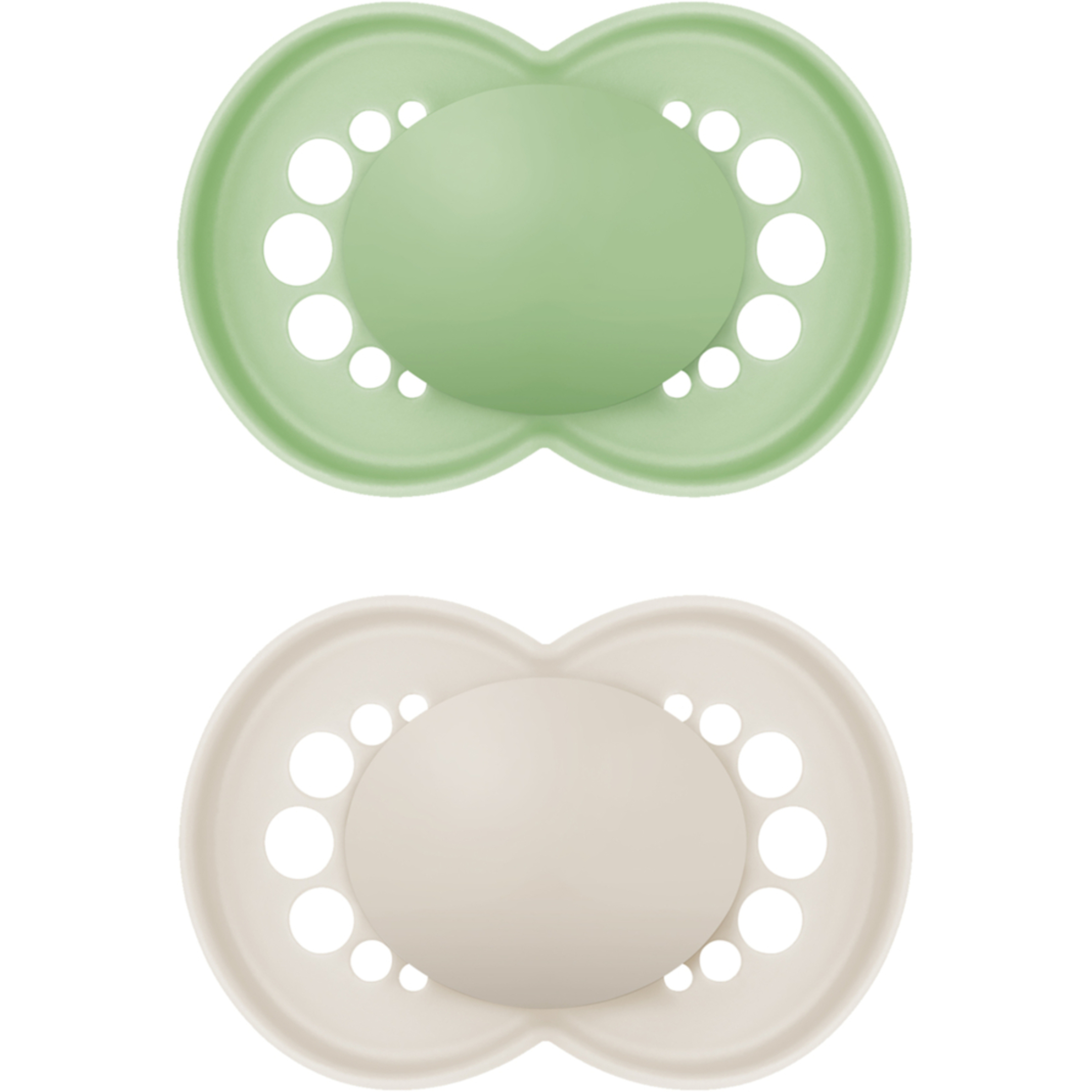 MAM Original 6-16 mån Silikon Unprinted Neutral 2-pack