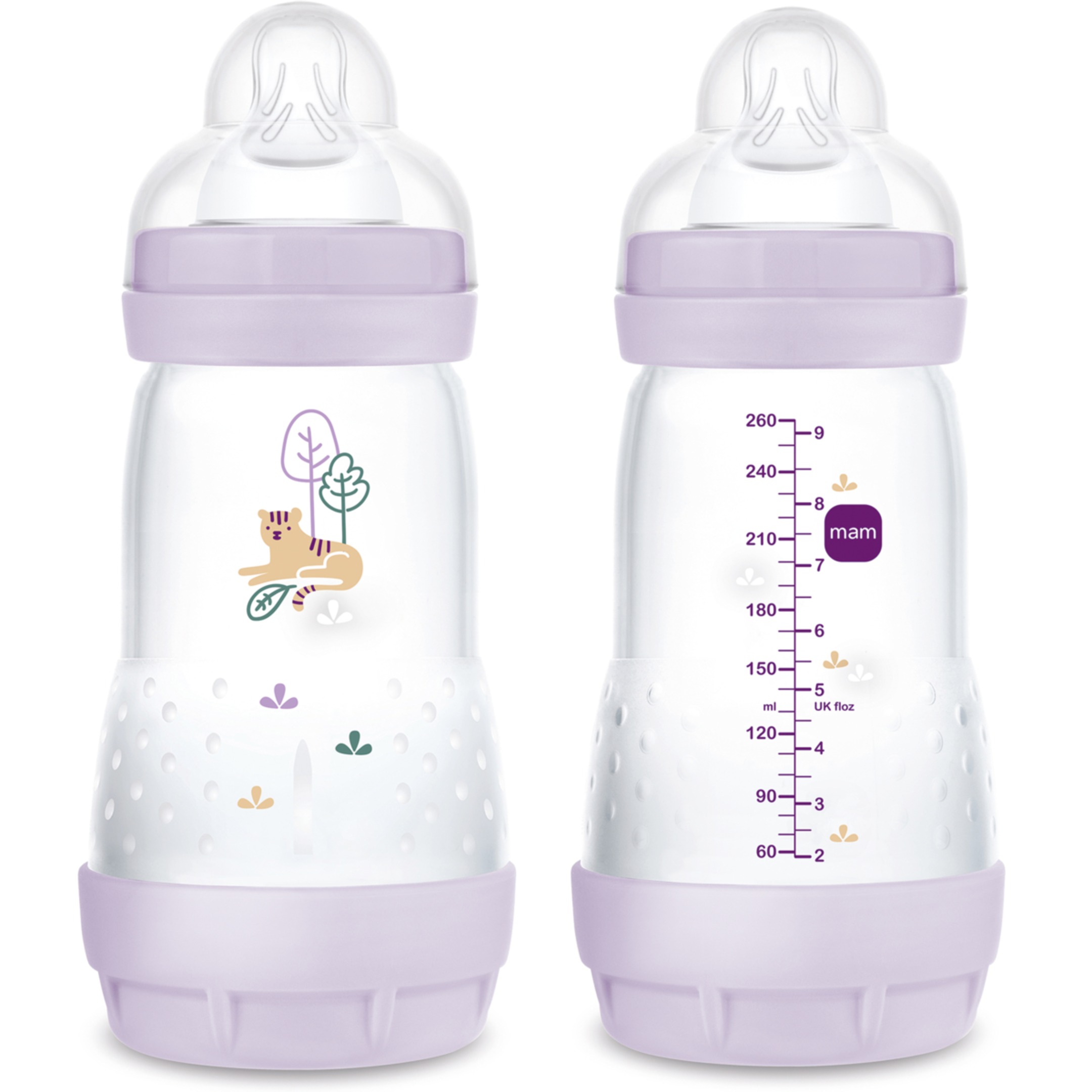 MAM Easy Start Anti-Colic 260 ml Pink 2-pack